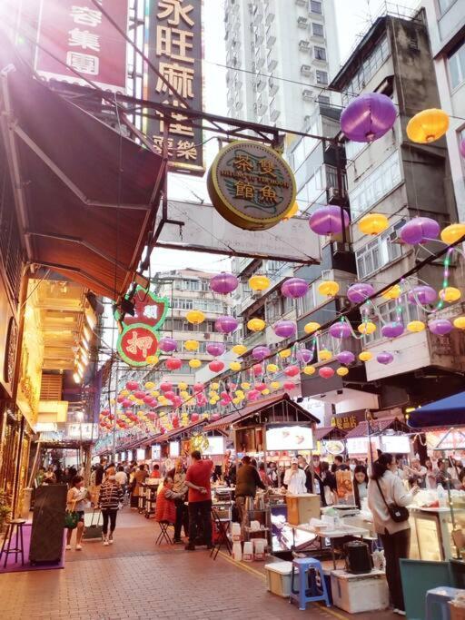 Lovely Private Entire Apartment In Austin Hong Kong Exterior photo